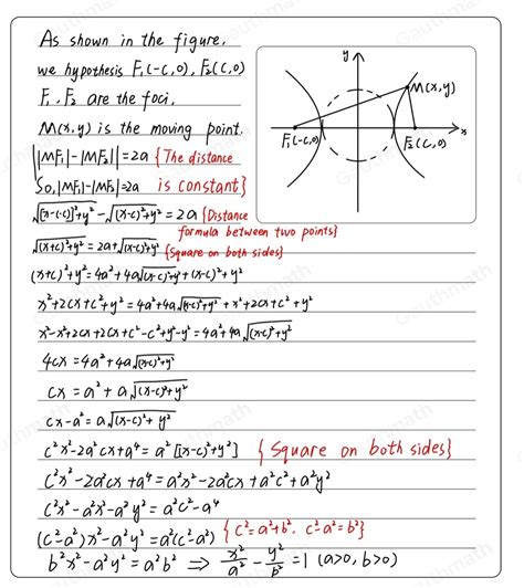 A Hyperbola Is The Set Of All Points In A Plane Th Gauthmath