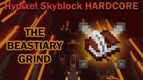 The Grind To The Crimson Isle Hypixel Skyblock HARDCORE 10 YouTube