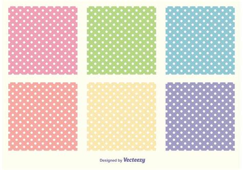 Polka Dot Pattern Set 84524 Vector Art at Vecteezy