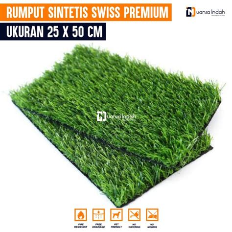 Jual Rumput Sintetis Type Swiss Premium Ukuran Cm Shopee Indonesia