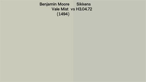 Benjamin Moore Vale Mist Vs Sikkens H Side By Side Comparison