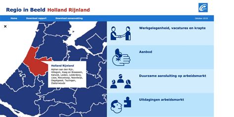 De Arbeidsmarkt Van Holland Rijnland In Beeld Economie