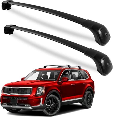 Kinggeri Lockable Heavy Duty 260lbs Roof Rack Cross Bars