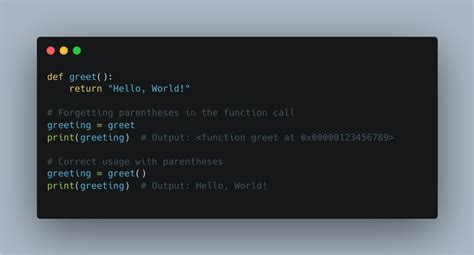 The Importance Of Parentheses In Function Calls In Python Fatos Morina