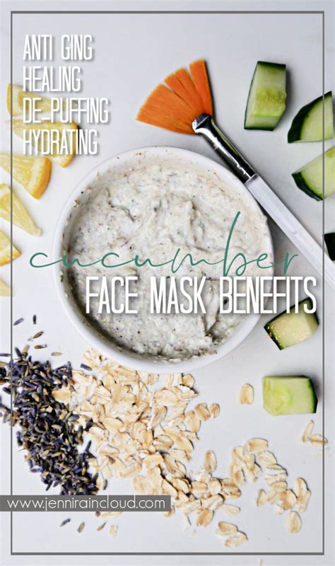 Cucumber Face Mask Benefits + DIY Recipe! - Jenni Raincloud