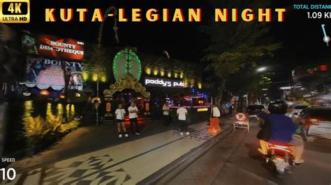 Mengintip Dunia Malamnya Kuta Legian Bali Youtube