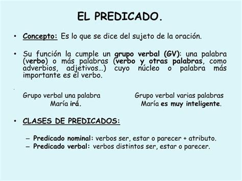 Sujeto Y Predicado Ppt