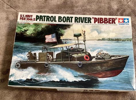 Tamiya Us Navy Pbr Mk Ii Patrol Boat River Pibber Model Kit