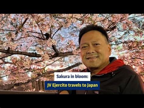 Sakura In Bloom JV Ejercito Travels To Japan YouTube