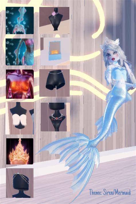 Roblox Dress To Impress Siren Mermaid In 2024 Siren Mermaid Dress