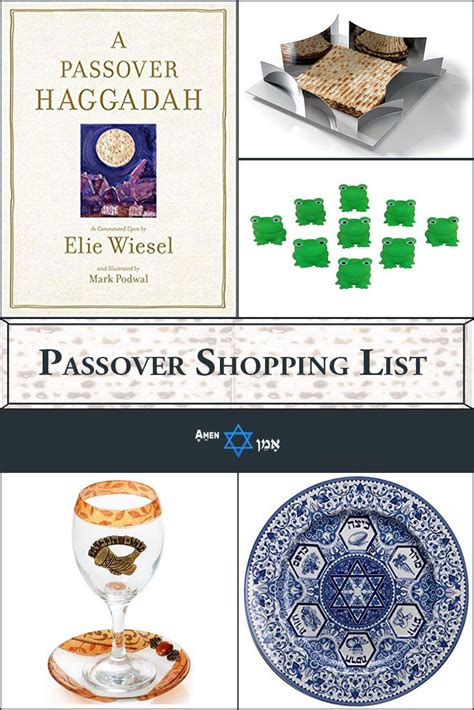 Passover Shopping List The Only Shopping And Grocery List You’ll Ever Need 2022 Amen V