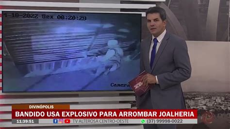 Bandido Usa Explosivo Para Arrombar Joalheria YouTube