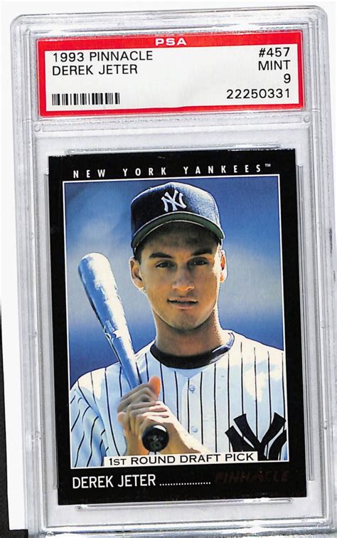 Lot Pinnacle Derek Jeter Rookie Baseball Card Psa Mint