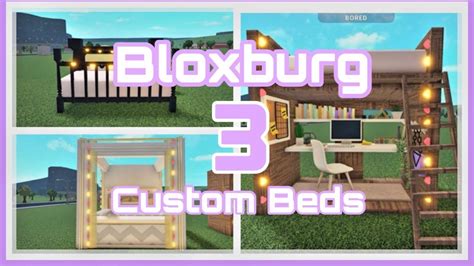 How To Make Custom Bloxburg Beds For Teens Youtube