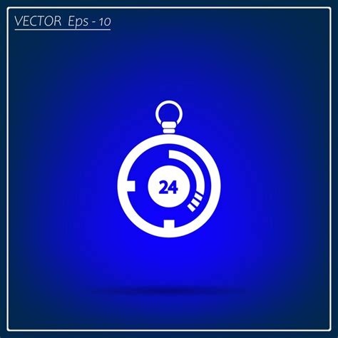 Premium Vector Stopwatch Icon Vector Illustration Flat Design Style