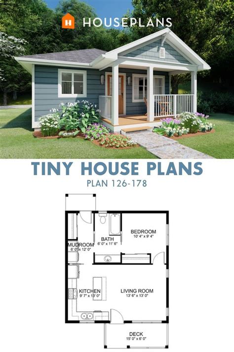 Cottage Style House Plan 1 Beds 1 Baths 624 Sqft Plan 126 178