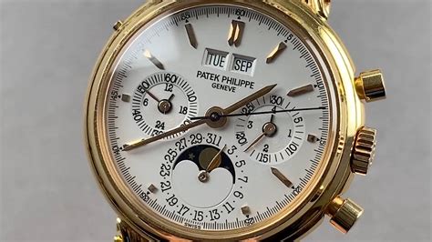 Patek Philippe Perpetual Calendar Chronograph 3970 00R Vintage Patek