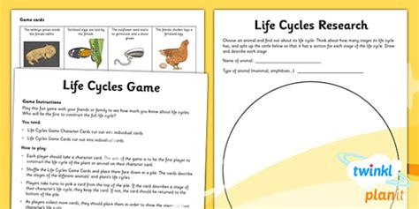 Science Living Things And Their Habitats Year 5 Unit Home Learning Tasks