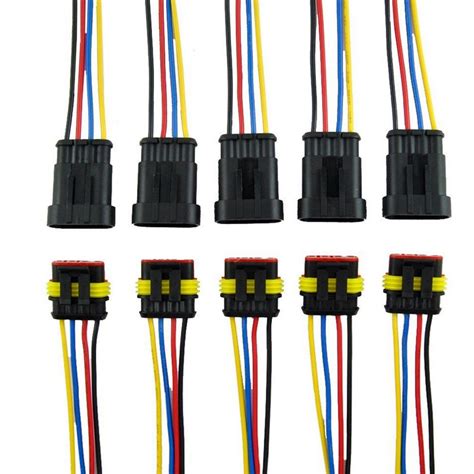 Buy Esupport 4 Pin Way Car Auto Waterproof Electrical Connector Plug Socket Kit With Wire Awg