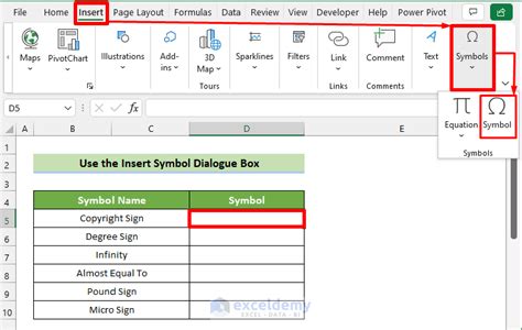 How To Insert Symbol In Excel 6 Simple Techniques ExcelDemy