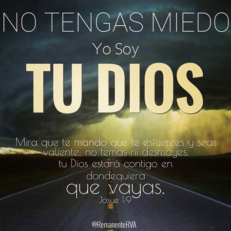 No temas ni desmayes porque tu Dios esta contigo Imágenes cristianas