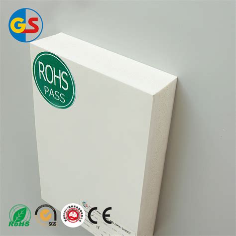 Goldensign Manufacturer 1220X2440mm PVC Plastic Foam Board 4 8 FT PVC