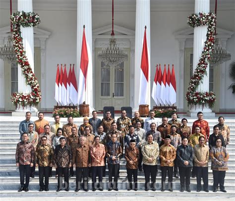 Ini Nama-Nama Menteri Kabinet Indonesia Maju 2019-2024