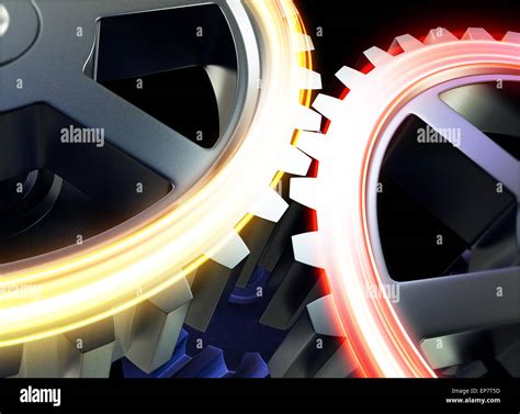 Gear Or Cogwheel Working Together Stock Photo Alamy