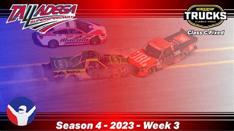 Peligro Mortal En Talladega IRacing S4 2023 Week 3 Trucks Class C