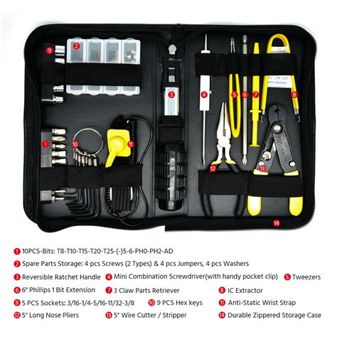 34 Piece Computer Tool Kit Bestlink Netware