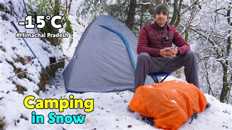 Winter Snow Camping Camping In India Solo Winter Camping Camping