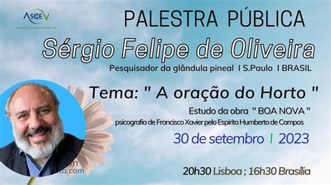 Palestra P Blica Dr S Rgio Felipe De Oliveira A Ora O