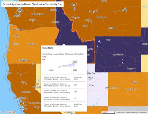 Childcare Costs Take a Growing Share of Family Income | PolicyMap