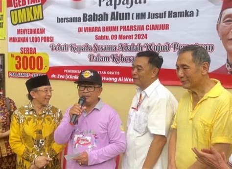 Yusup Hamka Dan Bupati Cianjur Papajar Gebyar UMKM Rayakan 1 Tahun