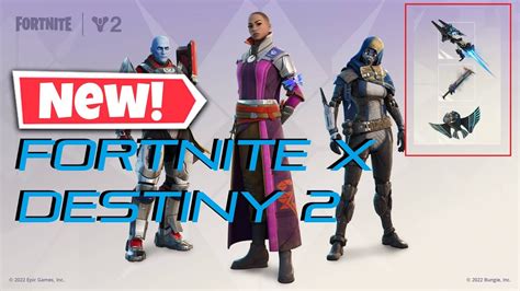 NEW FORTNITE X DESTINY 2 NEW SKINS SWORDS AND GLIDER AND DESTINY 2 NEW