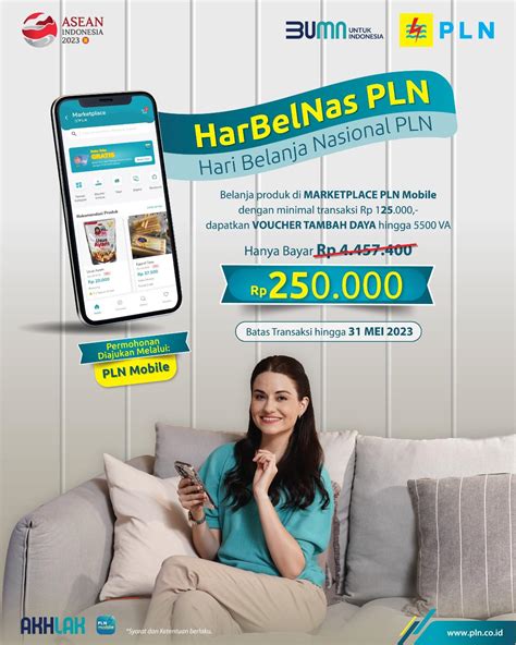 Hari Belanja Nasional Pakai Aplikasi Pln Mobile Minimal Belanja Rp