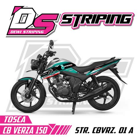 Jual COD STRIPING CB VERZA STIKER LIST MOTOR HONDA CB VERZA 2018