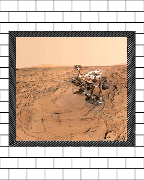 Curiosity Rover Mars Selfportrait Okoruso Drill Hole Mars Rover