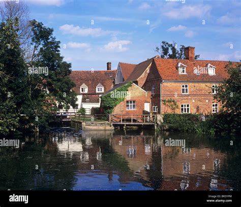 East Bergholt View Of Flatford Mill A Watermill On The River Stour