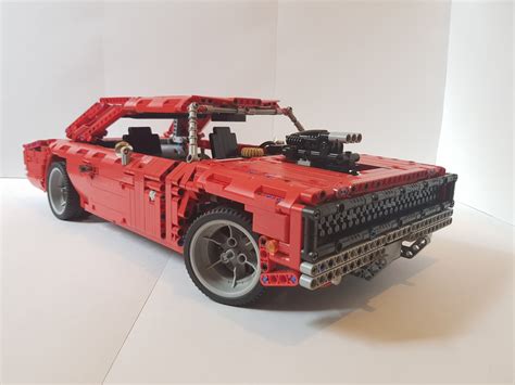 Lego Moc 1968 Dodge Charger By Ironfoxie Rebrickable Build With Lego