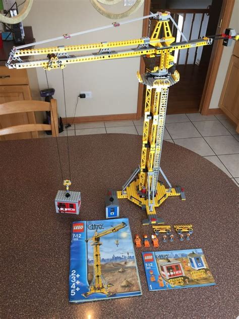 Lego Citycreator Tower Crane 7905 Construction 100 Complete Lego