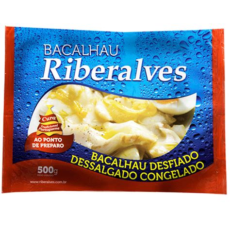 Bacalhau Riberalves Desfiado Dessalgado Congelado G Sonda