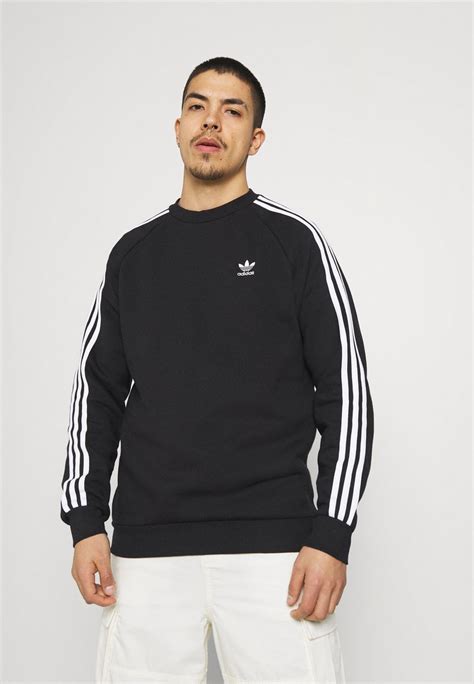 Adidas Originals Adicolor Classics 3 Stripes Crew Sweatshirt Black