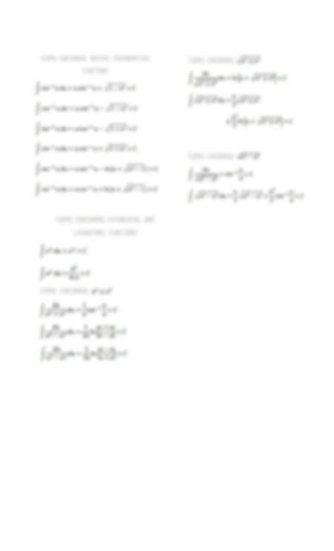 SOLUTION Calculus Formulas Derivatives And Integral Studypool