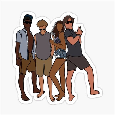 "Outer Banks" Sticker for Sale by shopLYBstickers | Redbubble
