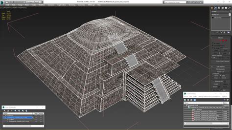 Teotihuacan Piramide De La Luna D Model Usdz Gltf Obj Ma