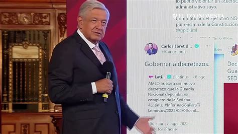 Inai Ordena Sancionar A Amlo Por Exhibir Datos Personales De Loret De