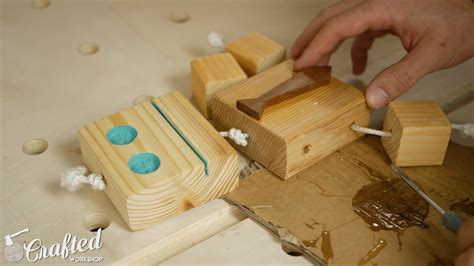 How To Make A Diy Wooden Robot Homemade Toy — Crafted Workshop