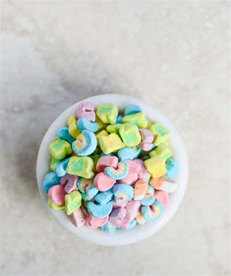 Boozy Lucky Charms Cereal Milkshakes with Marshmallow Frosting