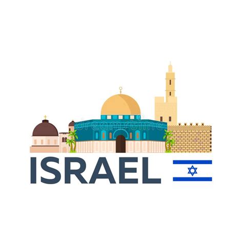 Jerusalem Skyline Vector Stock Vector Illustration Of Palestine 9824599